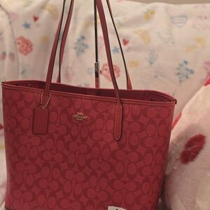 Coach City Tote And Nolita 19 In Miami Red